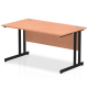 Rayleigh Cantilever 800mm Deep Straight Office Desk